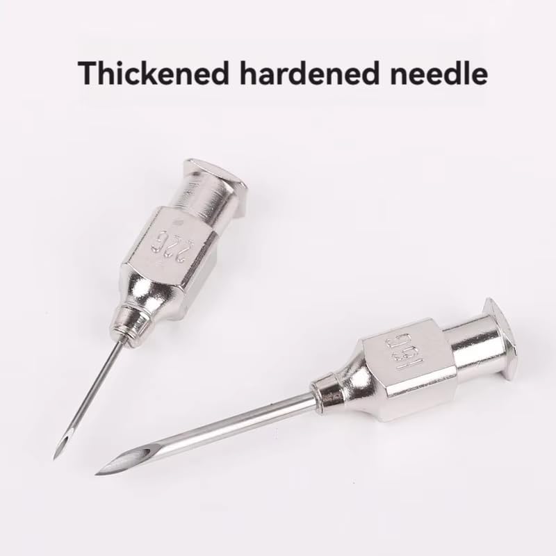 Veterinary Needles, Cattle Needle Poultry Injection Needles 12 Sticks,Suitable for Pigeons, Chickens, Ducks, Geese, Pigs, Sheep, Horses (16X38 16G) - color: 16X38 16G