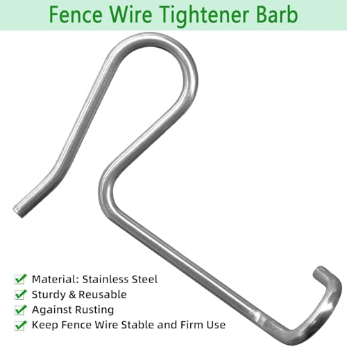 20 PCS Fence Wire Tighteners for Wire Fence Farm Garden