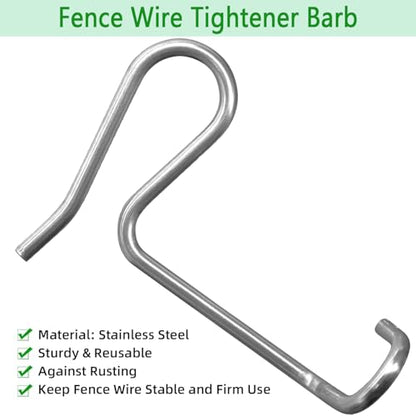 20 PCS Fence Wire Tighteners for Wire Fence Farm Garden