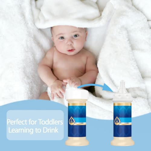VANEST 6 Packs Bottle Nipples Compatible with Similac/Enfamil (Slow Flow) | Compatible with Ready to Feed Formula Bottles and Most Standard Bottles, Replacement Silicone No Spill, 6ml/min