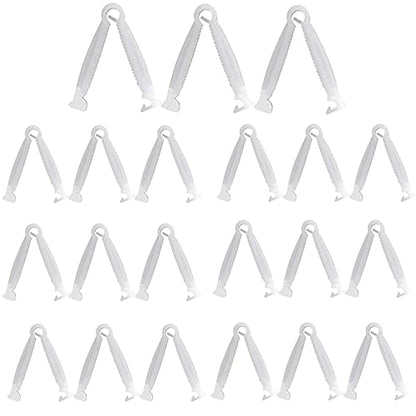 20Pcs Disposable Umbilical Cord Clamps - Sterilized Medical-Grade Puppy Birth Tool for Small Animals | Quick-Release Vet-Approved Pet Delivery Supplies,Veterinary Supplies, Pet Midwifery Tools