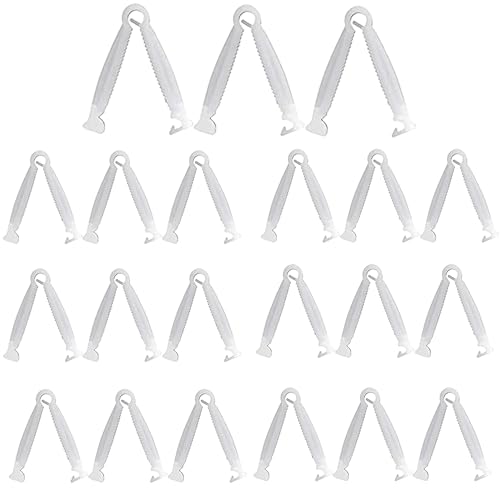 20Pcs Disposable Umbilical Cord Clamps - Sterilized Medical-Grade Puppy Birth Tool for Small Animals | Quick-Release Vet-Approved Pet Delivery Supplies,Veterinary Supplies, Pet Midwifery Tools