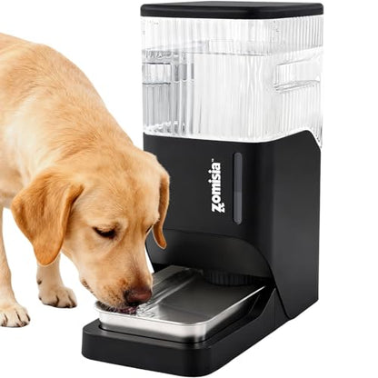 ZOMISIA 3 Gallon Automatic Dog Water Dispenser Gravity Extra Large Capacity - color: Black, size: 11L