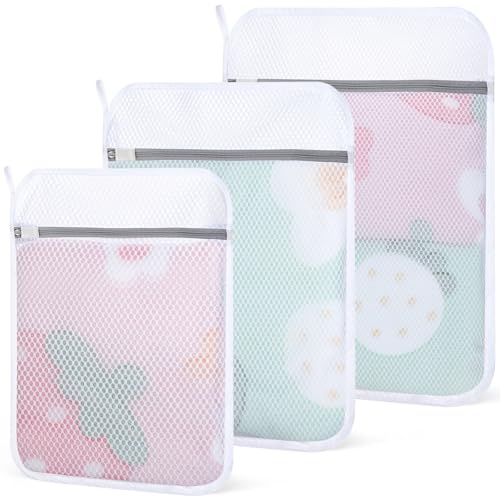 3-Pack Durable Honeycomb Mesh Laundry Bags for Delicates, M + L + XL - color: 120gsm Honeycomb Mesh, size: S+M+L