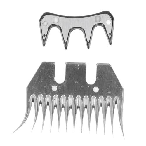 Sheep Shears Blade, 7mm Teeth Spacing High Carbon Steel Wool Clipper Cutter, Trimmer Replacement for Sheep Goat Llama Thick Fur Fine Wool Grooming
