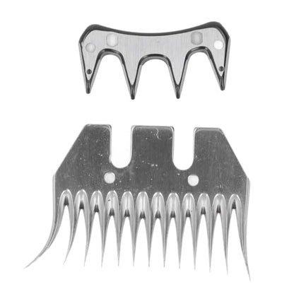 Sheep Shears Blade, 7mm Teeth Spacing High Carbon Steel Wool Clipper Cutter, Trimmer Replacement for Sheep Goat Llama Thick Fur Fine Wool Grooming