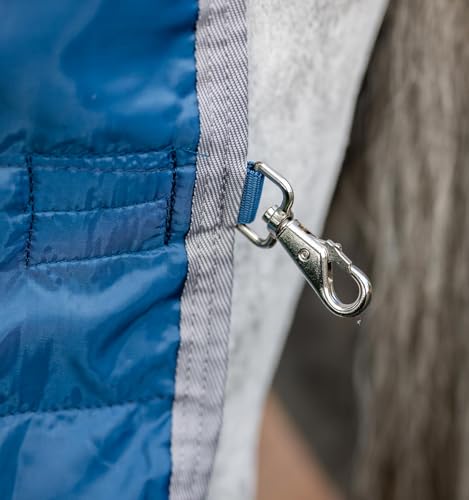 Horseware Ionic® Therapy Liner - Imperial Blue/Silver & Navy, 78 inches - size: 78 inches