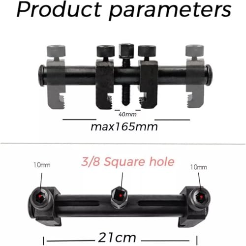 Adjustable Crankshaft Pulley Removal Tool,New Upgraded Crankshaft Pulley Removal Tool,Crankshaft Pulley Removal Tool,Crankshaft Pulley Puller Tool,Engine Pulley Removal Tool