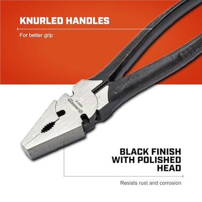 APEX Tool CRESCENT PLIER,8",Button (10008VN-05)