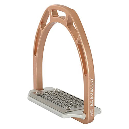 Acavallo Arco Evolution Alupro Stirrups, One Size - color: Rose Gold