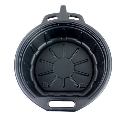 Capri Tools CP21021 Portable Oil Drain Pan, Anti-Freeze, Black - color: Black