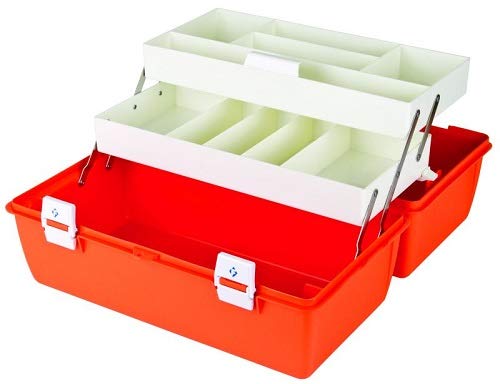 Flambeau First Aid Storage Case, W 11 1/2,2 Trays - 6774PM