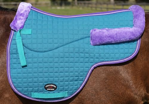 St. Charles Challenger Horse Contoured Fleece Lined Quilted English Saddle Pad 72111