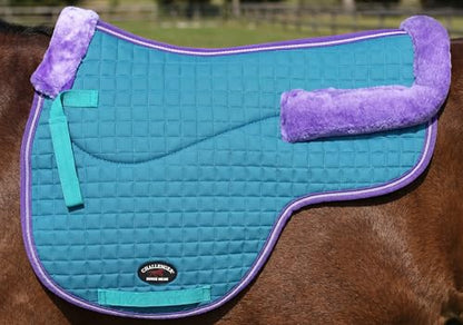 St. Charles Challenger Horse Contoured Fleece Lined Quilted English Saddle Pad 72111
