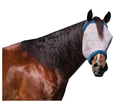 Farnam SuperMask II Horse Fly Mask Without Ears For Eyes, Regular Size - size: Average Horse