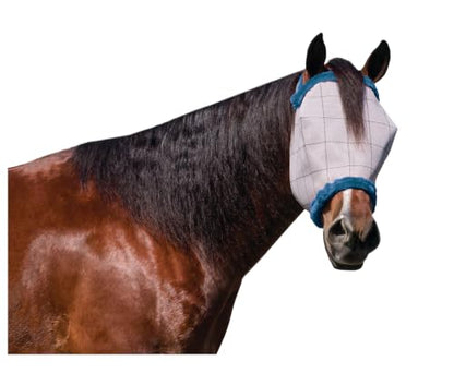 Farnam SuperMask II Horse Fly Mask Without Ears For Eyes, Regular Size - size: Average Horse
