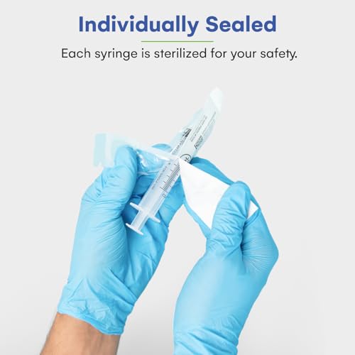 Care Touch Disposable Syringes Without Needle, Luer Slip, 10ml 100 Count - size: 10 ml