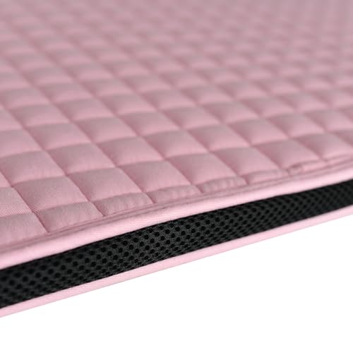 WeatherBeeta Prime Air-Tec Dressage Saddle Pad - color: Light Pink, size: Large