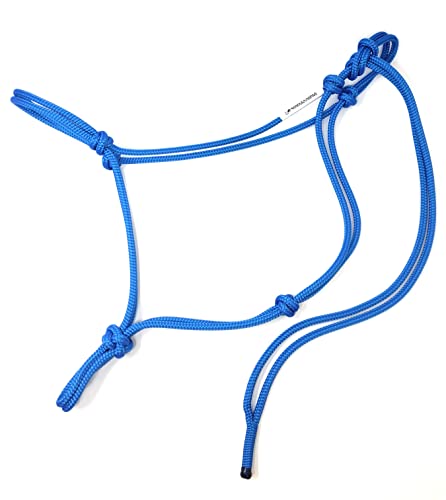 Soft 2 Knot Horse Halter - color: Blue, size: Standard