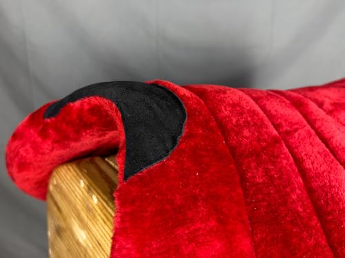 HILASON Western Endurance All Purpose Horse Fleece Saddle Pad - color: Red