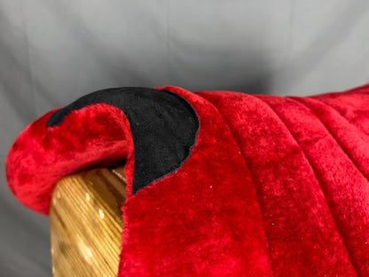 HILASON Western Endurance All Purpose Horse Fleece Saddle Pad - color: Red