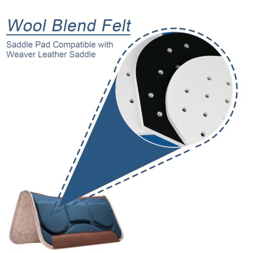 Saddle Shims Replacement Fit for Weaver Leather Wool Blend Felt Saddle