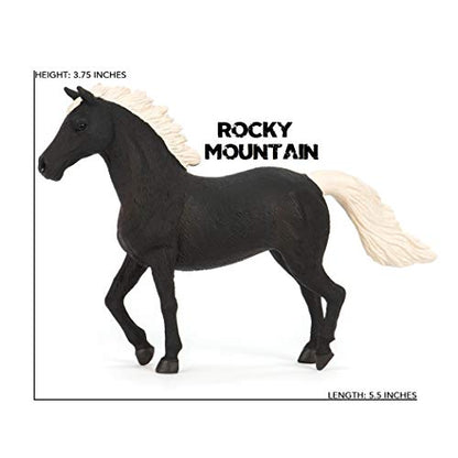 Terra by Battat Horse Toys, 6 Realistic Plastic Animal Figures, Animals - style: Terra Horse set 2
