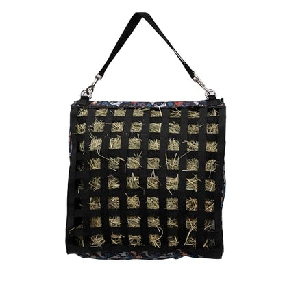 Professional's Choice Slow Feed Hay Bag - Horse Travel Hay Holder w/Straps, PC 50 - color: PC 50
