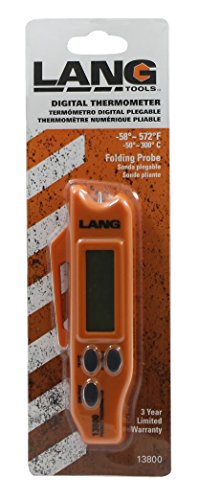 Lang Tools 13800 Digital Pocket Thermometer, Black