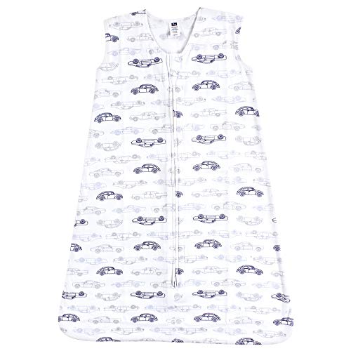 Hudson Baby Unisex BabyCotton Sleeveless Wearable Sleeping Bag, Sack, Blanket - color: Classic Cars, size: 0-6 Months
