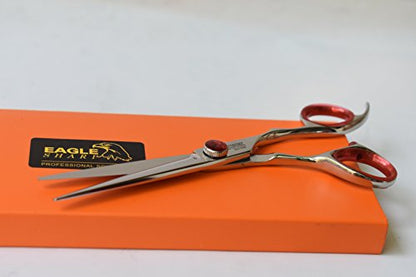 Professional Hair Scissors/Shears 5.5" For Hair Cutting Convex Edge Blade Japanese Process Shears 440C Stainless Steel - style: 5.5 Inch (Pack of 1)