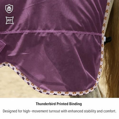 BARN & STABLE Breathable and UV Protective Tear-Resistant Mesh Horse Fly Sheet Comfy Equine Summer Sheet with Removable Web Leg Straps - color: Dark Purple, size: 75 in