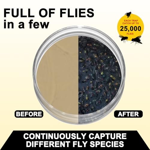 18 Pack Trap Refills, 18 * 30g Fly Bait Packets for All Reusable Flies Trap - size: 18 pack