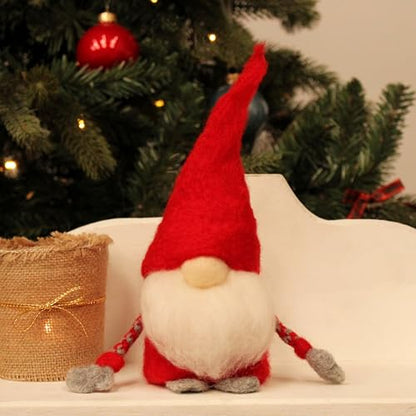 Wizardi Beginner Needle Felting Kit for Adults - Yule Tomte. Fantasy Felting Kit 20cm Tall. Felting Tools. Wool Felting Supplies. Felt Crafts. Wool Felt. The Makerss - color: Yule Tomte