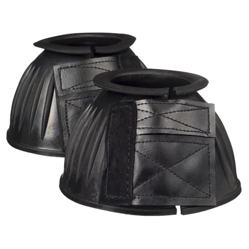 Tough-1 Heavy Duty Open Bell Boots - color: Black