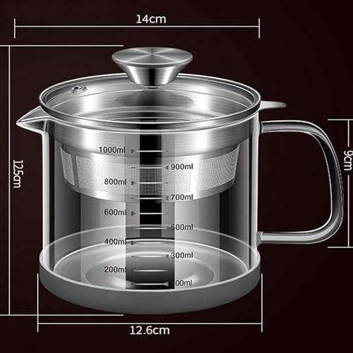 Yogurt Strainer Glass,Nut Milk & Juice Strainer for Juicing,1000ML