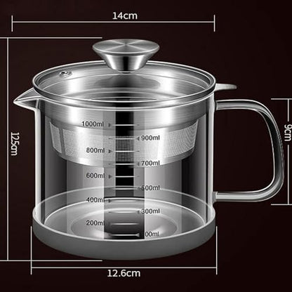 Yogurt Strainer Glass,Nut Milk & Juice Strainer for Juicing,1000ML