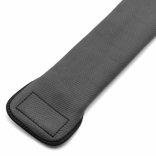 Jeffers Equine Western PVC Straight Cinch – Black Horse Girth for Saddles, Roping, Barrel Racing, Trail Riding – 1/4" Thick, 4 Layer Nylon Reinforced, Stainless Steel Hardware