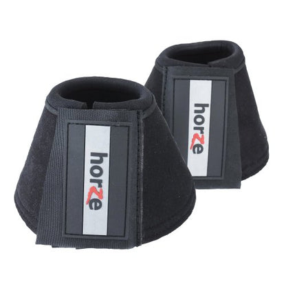 Horze All Purpose Bell Boots - Black - L - size: L