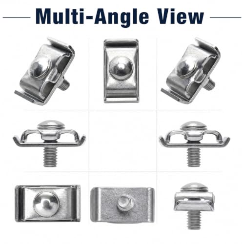 Gridwall Joining Clip , JruiZhp 10 Pcs Silvery Wire Grid Panel Connector Grid Panel Joiner Connectors Grid Wall Clamps Grid Connectors, for Wall Grid Panels (Galvanization)