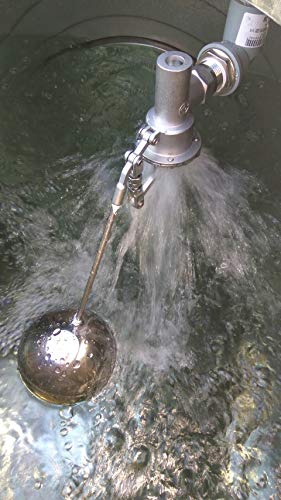 304 Stainless Steel Balanced Float Ball Valve, Tank Mount, 100 Psi (3/4") - size: 0.75 Inch