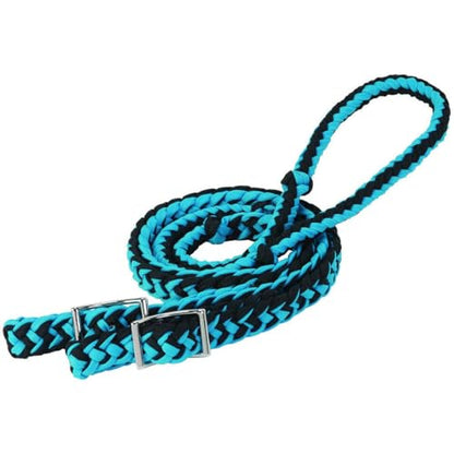 Weaver Equine Braided Nylon Barrel Reins