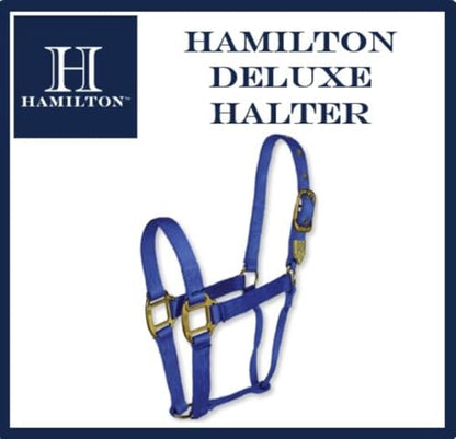 Hamilton Deluxe Horse Halter, 800-1100 lbs, Brown - color: Brown, size: Average, 800-1100lbs
