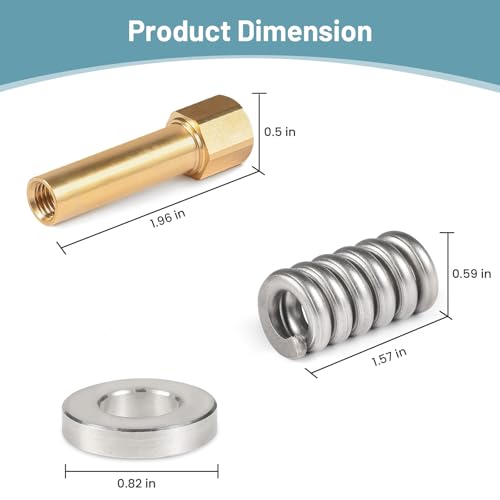 DEX2420JKIT DEX2400JN Brass Sleeve Nut Assembly Replacement PartsforHayward | Replacement for Hayward Filter Tank Clamp, Filter Housing Replacement Parts with Spring & Metal Washers