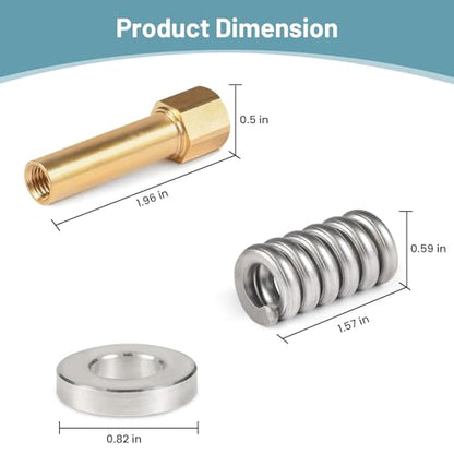 DEX2420JKIT DEX2400JN Brass Sleeve Nut Assembly Replacement PartsforHayward | Replacement for Hayward Filter Tank Clamp, Filter Housing Replacement Parts with Spring & Metal Washers