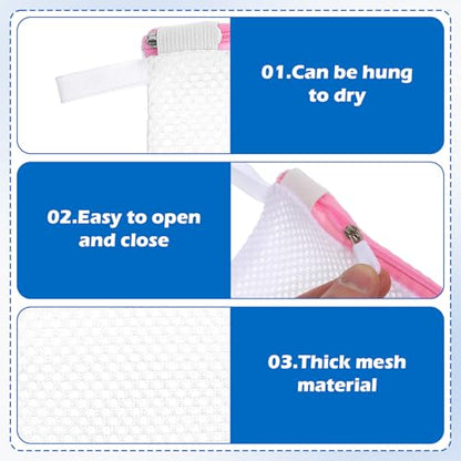 6 Pcs Small Lingerie Bags for Washing Delicates