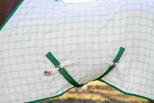 MIller's Aussie Ripstop Stable Sheet - color: Forest Green, size: 75