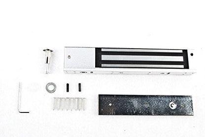 ALEKO LM176 12/24V DC Electromagnetic Lock for Swing Gate Opener Operator | Strong magnetic holding force, secures the entry when closed, weatherproof alloy body, fail-safe on power loss, durable build - style: Electromagnetic 12/24 Volts