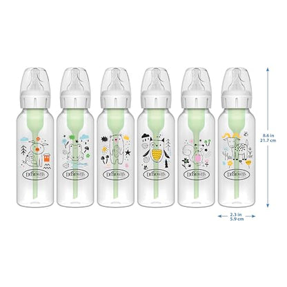 Dr. Brown's Anti-Colic Options+ Narrow Baby Bottle, Goat & Squirrel, 2-Pack - color: 2-Pack, Squirrel & Goat, size: 1 Count (Pack of 2)