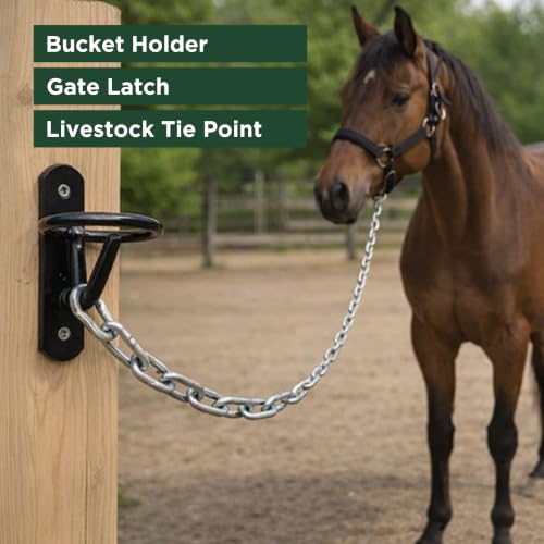 SCENIC ROAD Bucket Hook & Gate Latch 5-6 Gallon Heavy Duty (Pack of 2) - size: Pack of 2